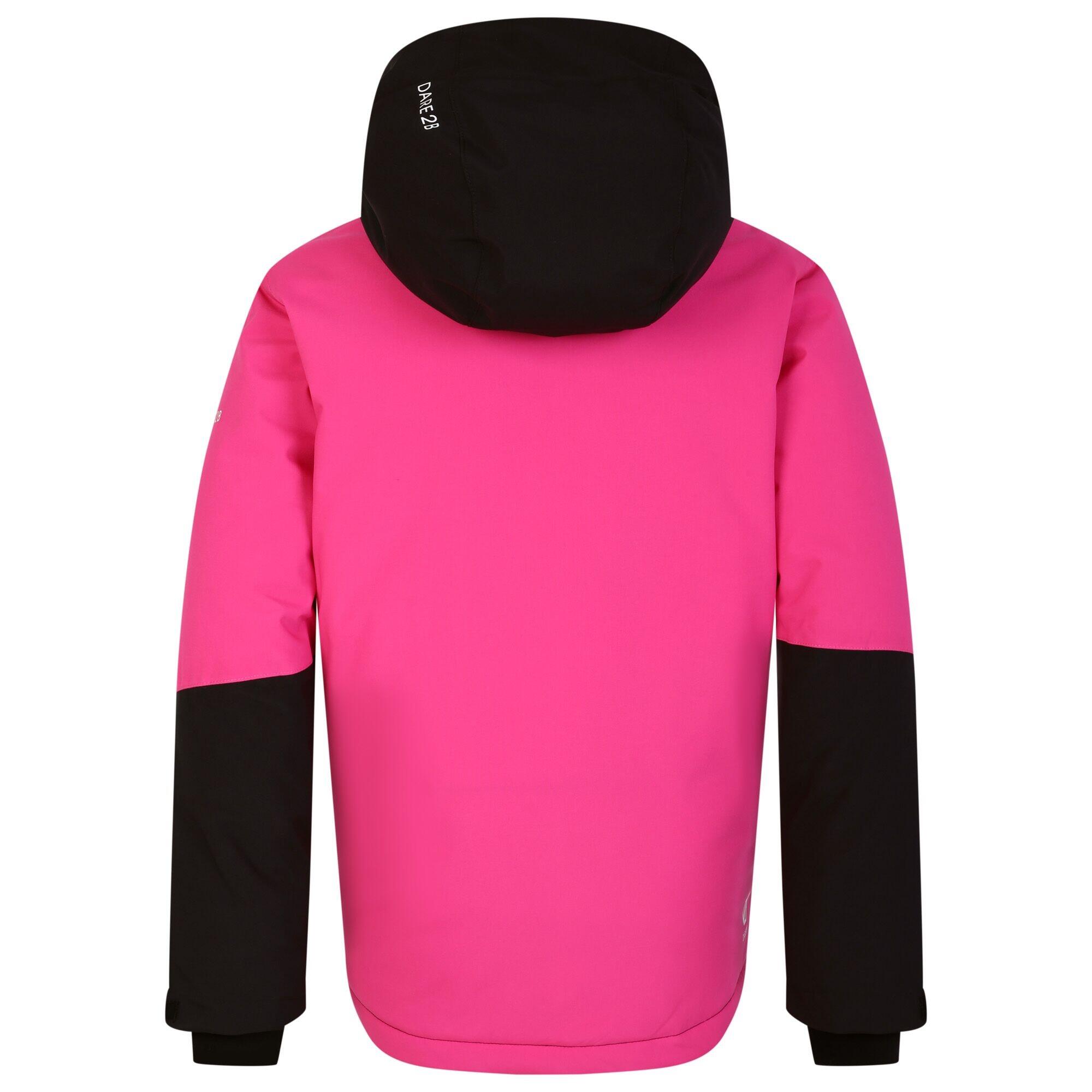 Childrens/Kids Steazy Ski Jacket (Pure Pink/Black) 2/5