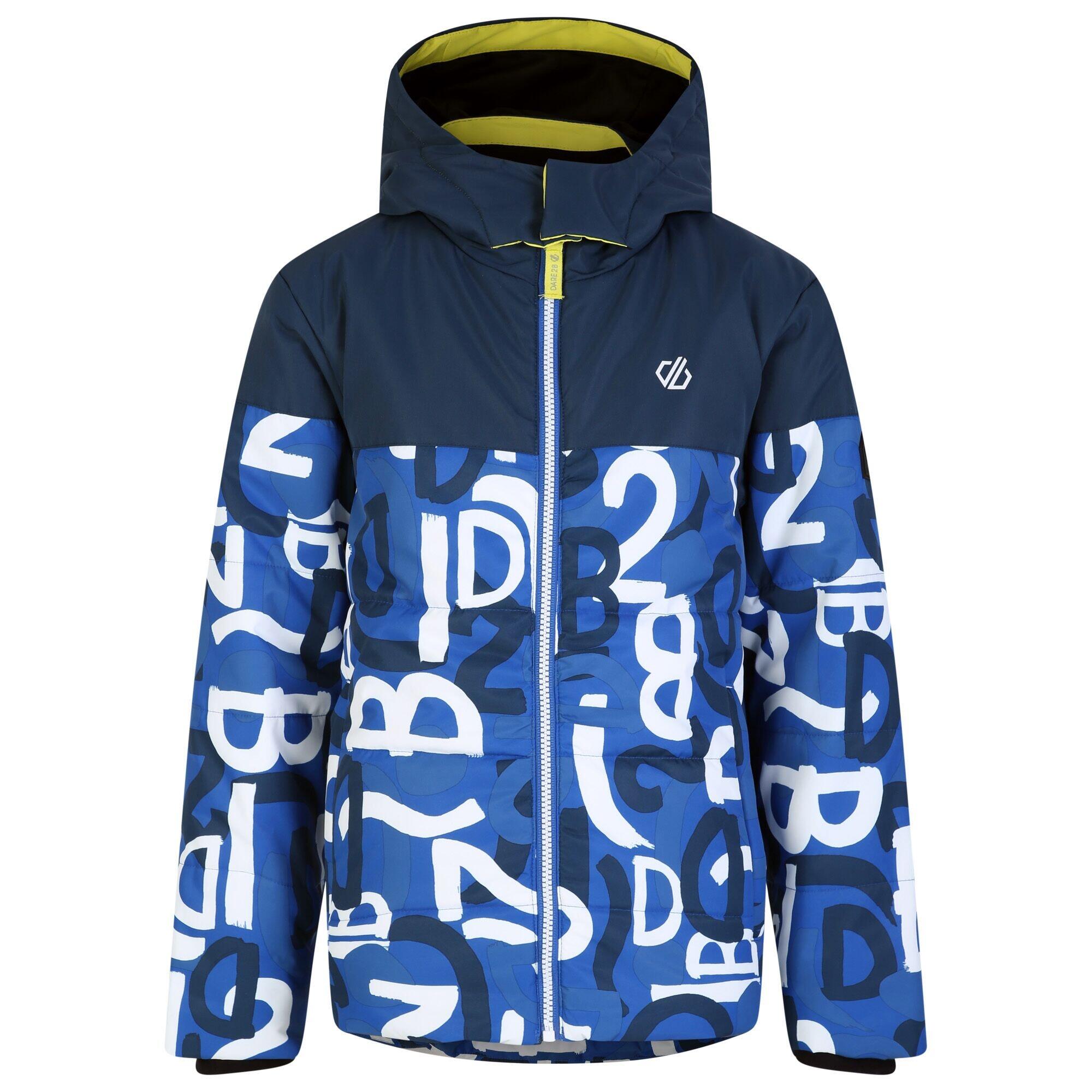 Childrens/Kids Liftie Graffiti Ski Jacket (Olympian Blue) 1/5