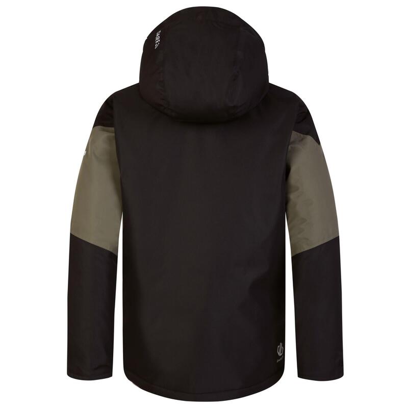 Blouson de ski SLUSH Enfant (Noir / Vert lichen)