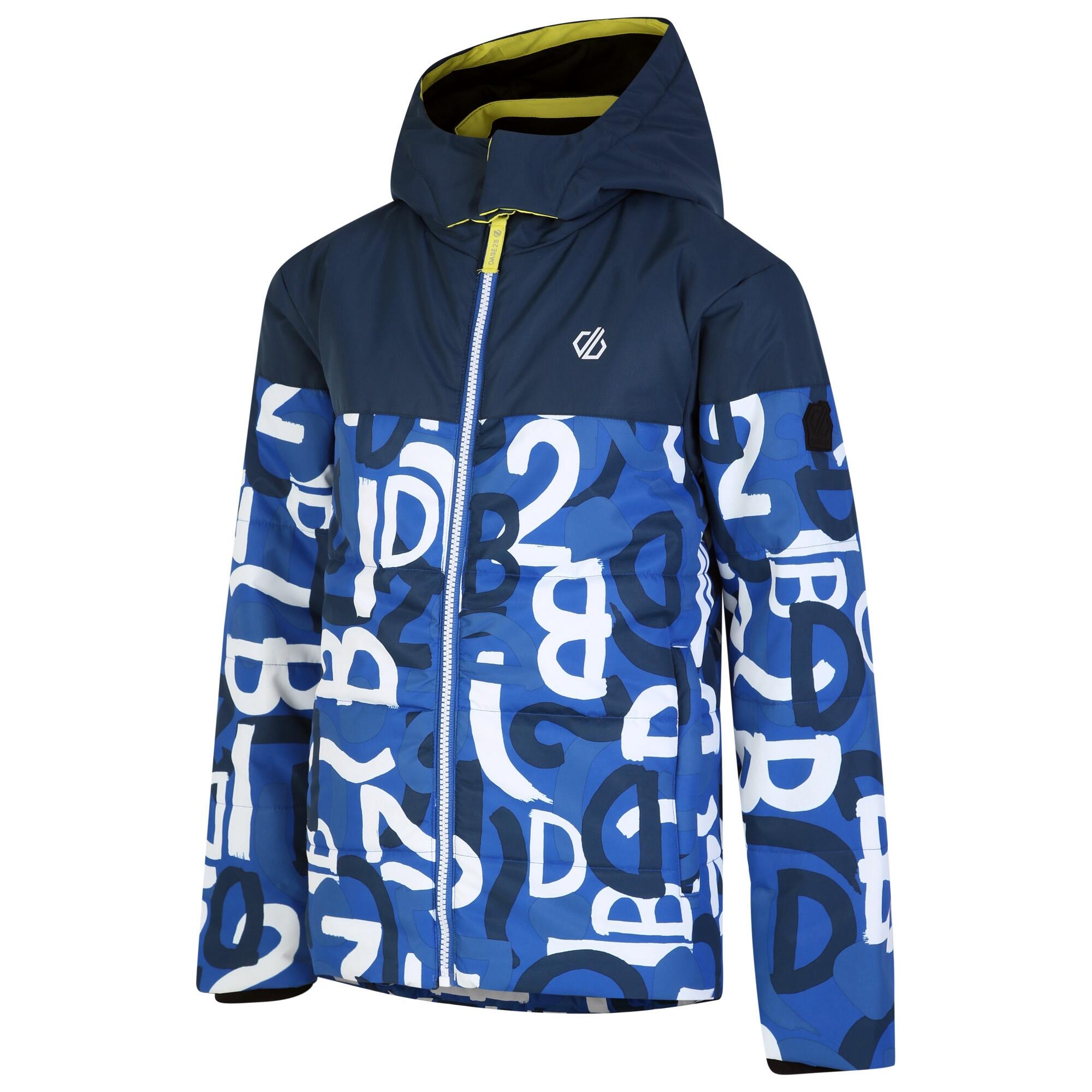 Childrens/Kids Liftie Graffiti Ski Jacket (Olympian Blue) 3/5