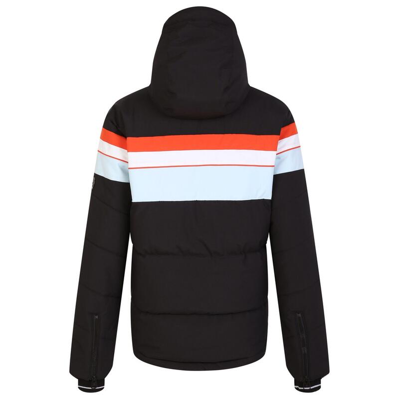 Blouson de ski POWDER Femme (Noir / Bleu courtisan)