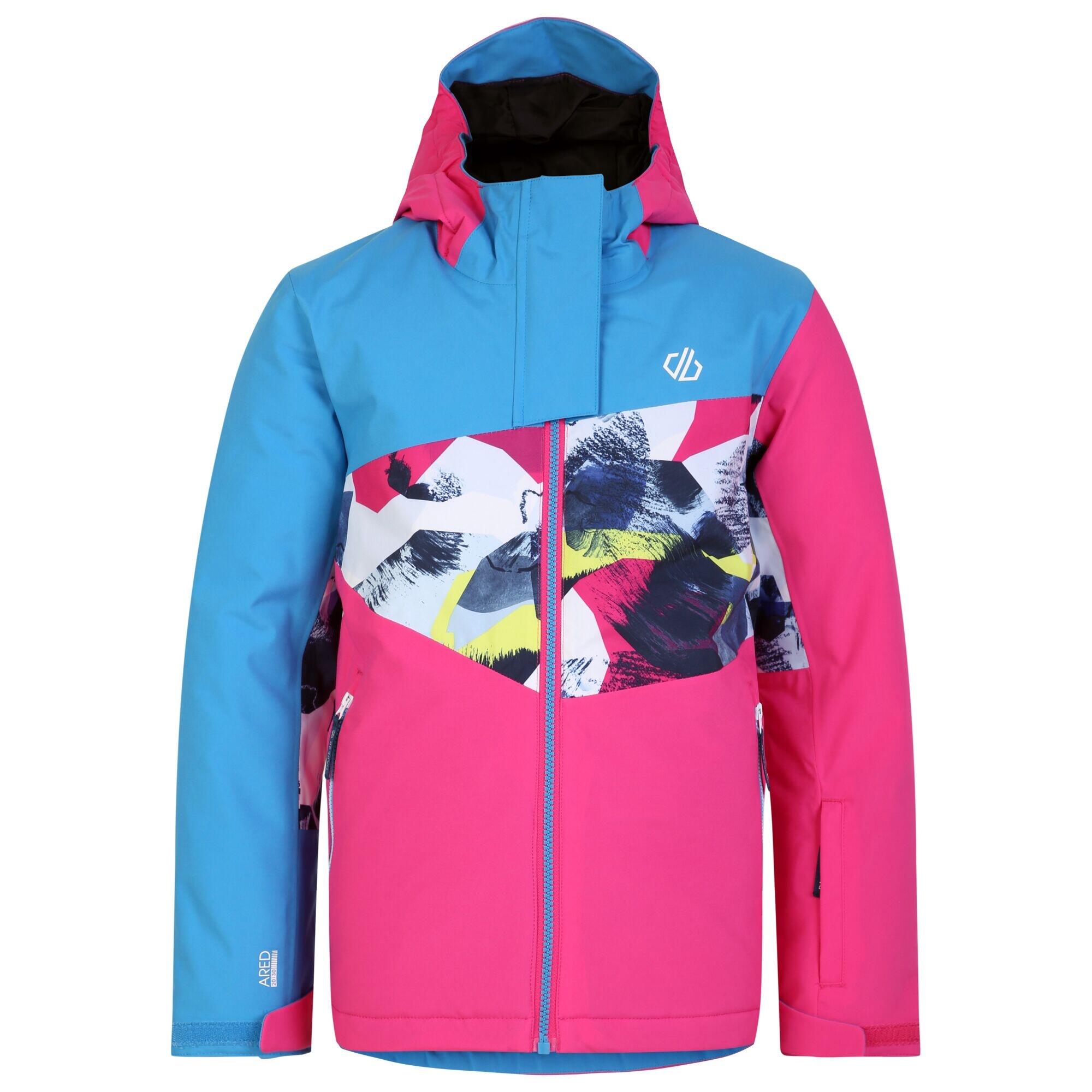DARE 2B Childrens/Kids Humour II Abstract Mountain Ski Jacket (Swedish Blue/Quiet Blue)