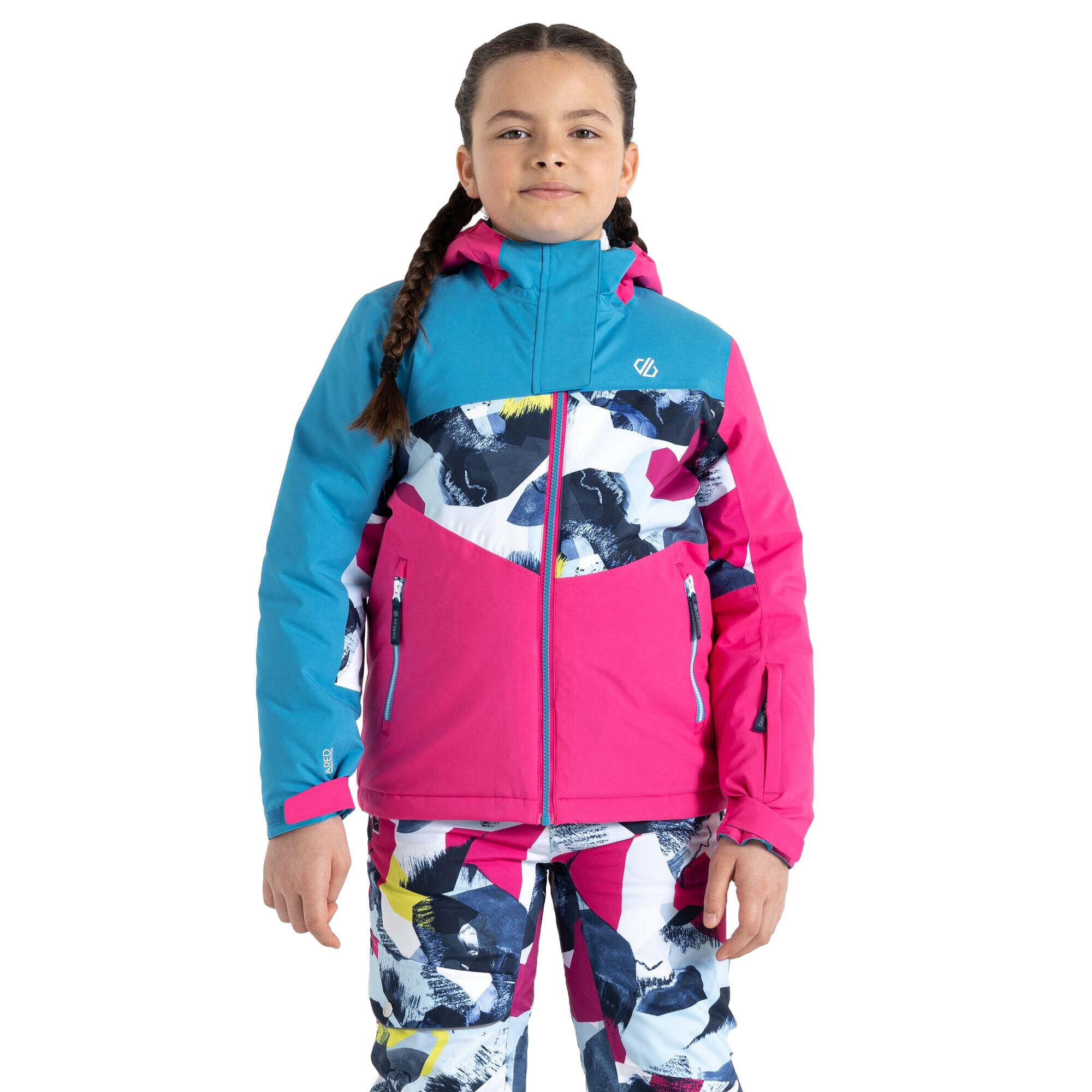 Childrens/Kids Humour II Abstract Mountain Ski Jacket (Swedish Blue/Quiet Blue) 4/5