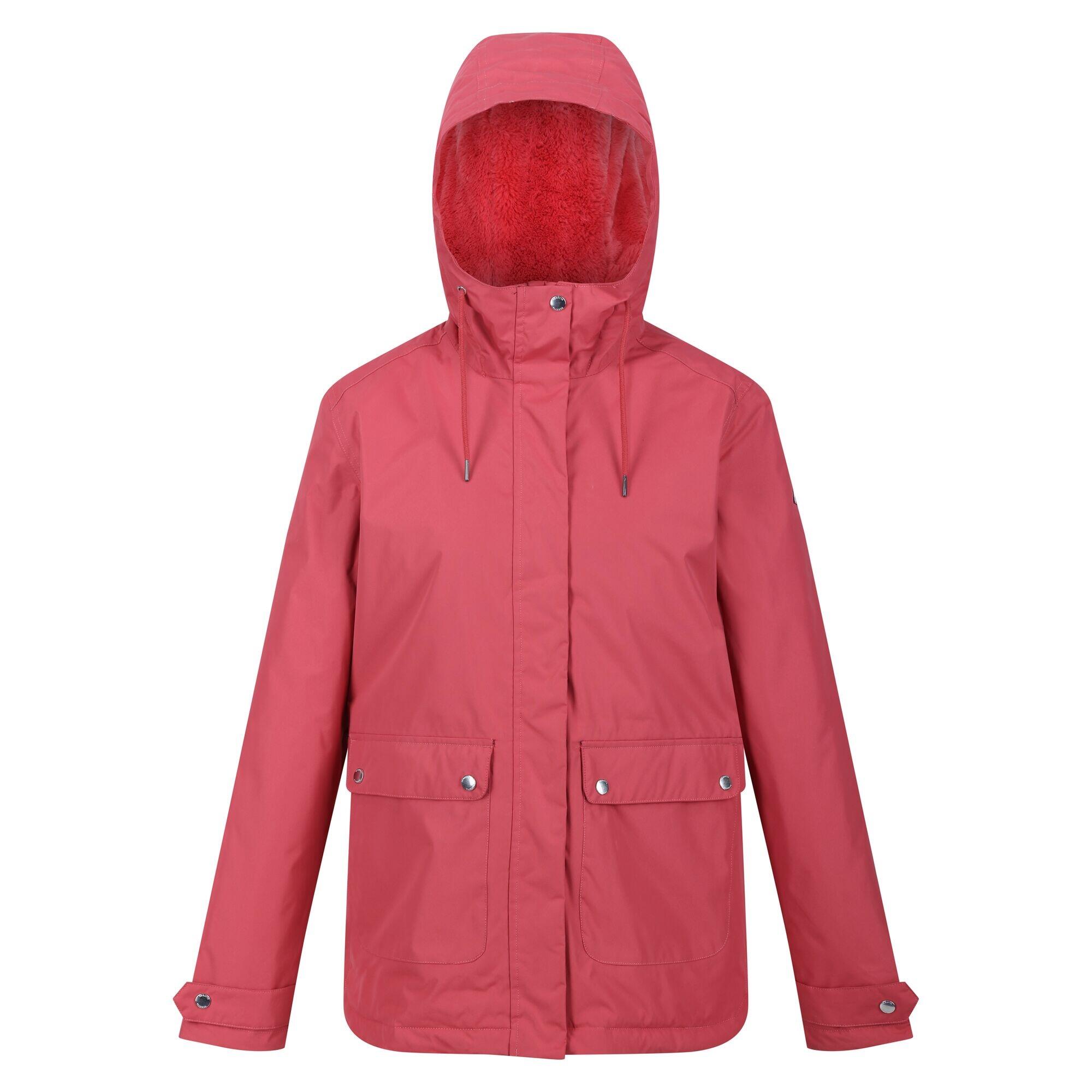 Womens/Ladies Broadia Waterproof Jacket (Mineral Red) 1/4