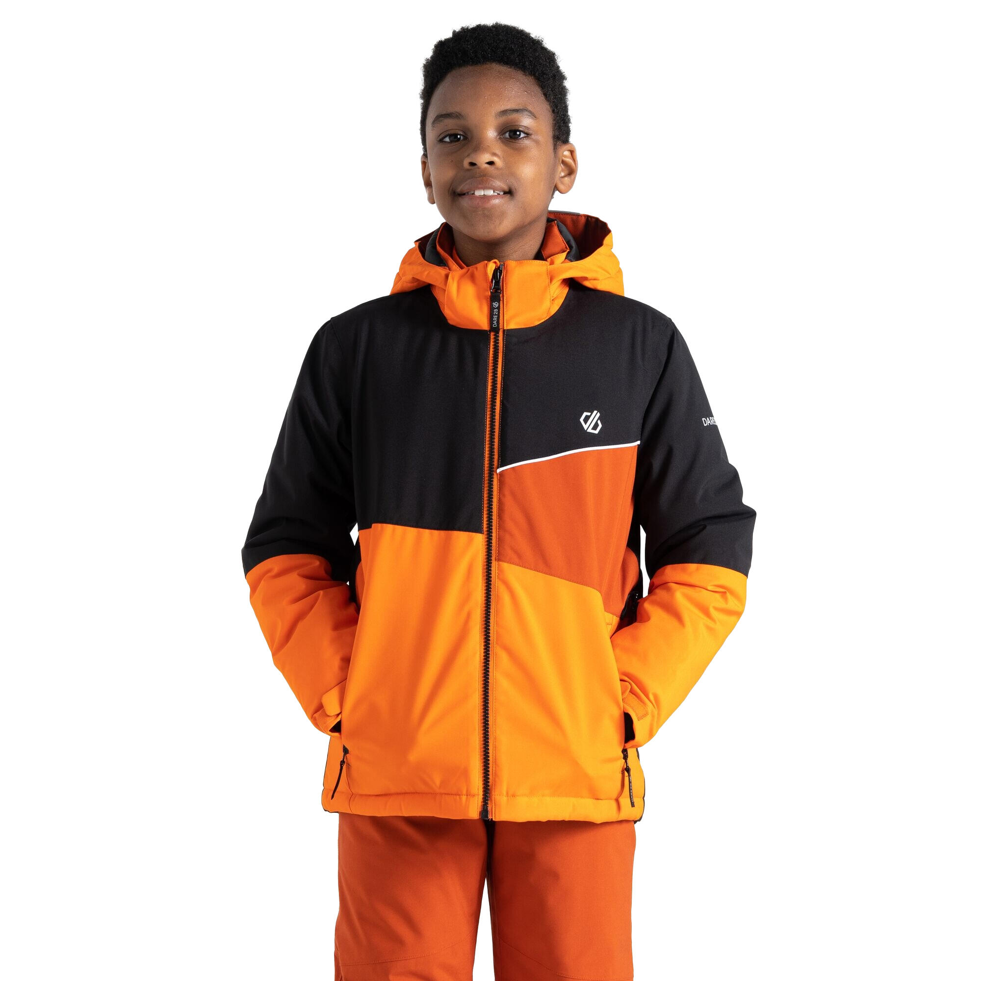 Childrens/Kids Steazy Ski Jacket (Puffins Orange/Black) 4/5