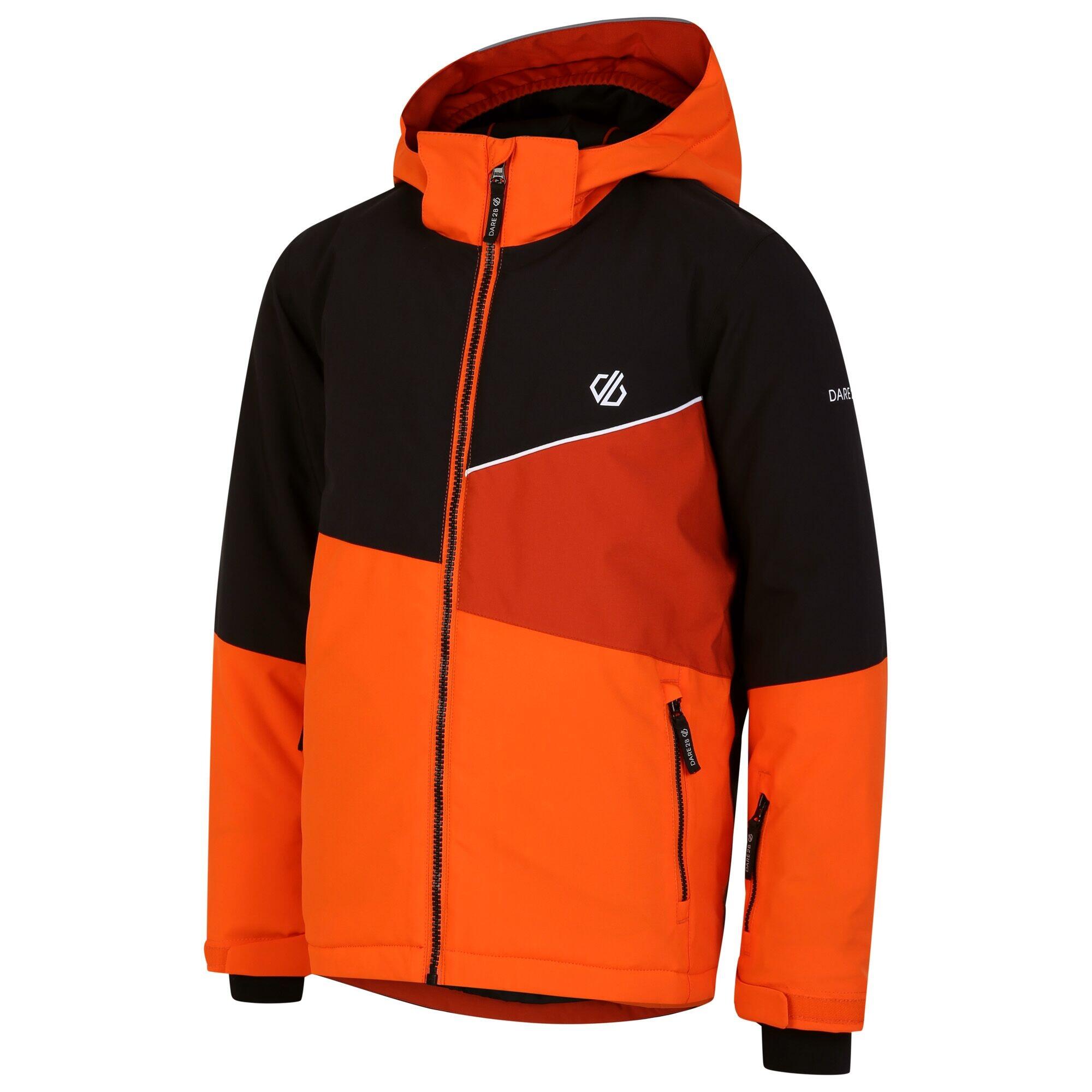 Childrens/Kids Steazy Ski Jacket (Puffins Orange/Black) 3/5