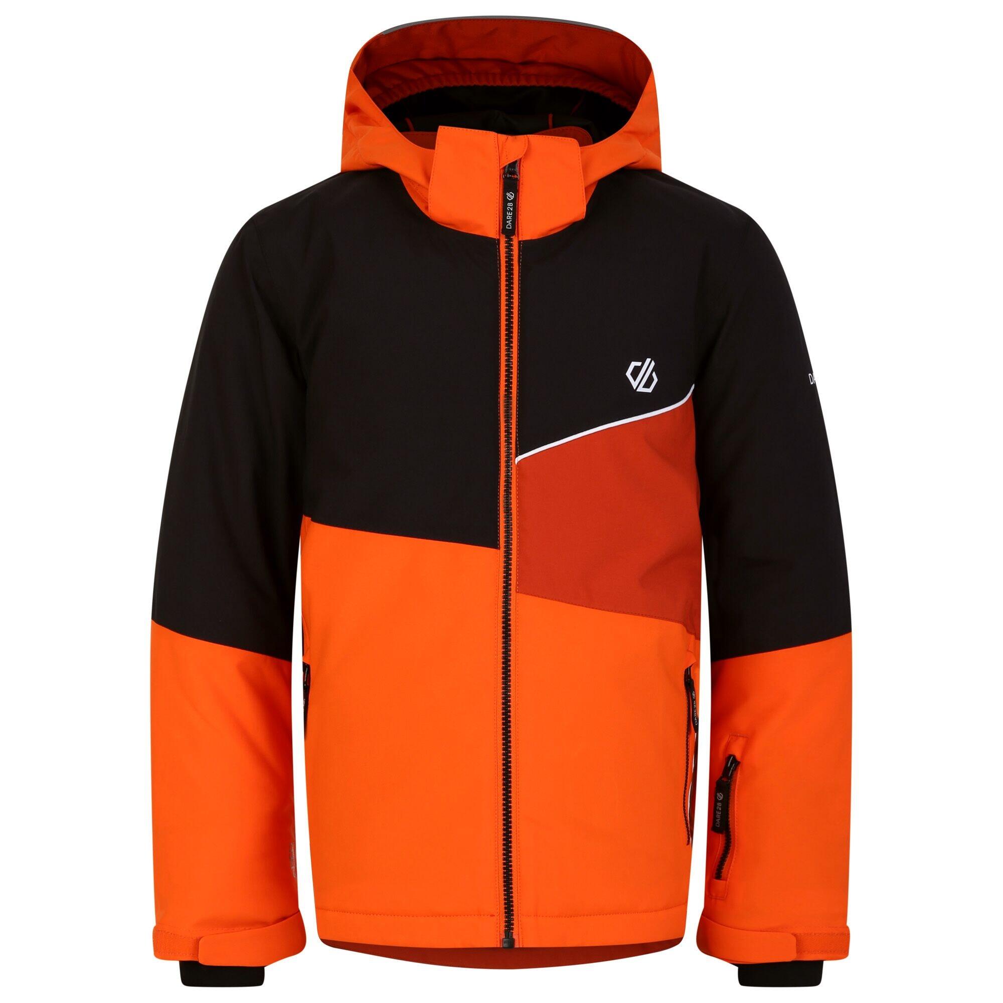 DARE 2B Childrens/Kids Steazy Ski Jacket (Puffins Orange/Black)