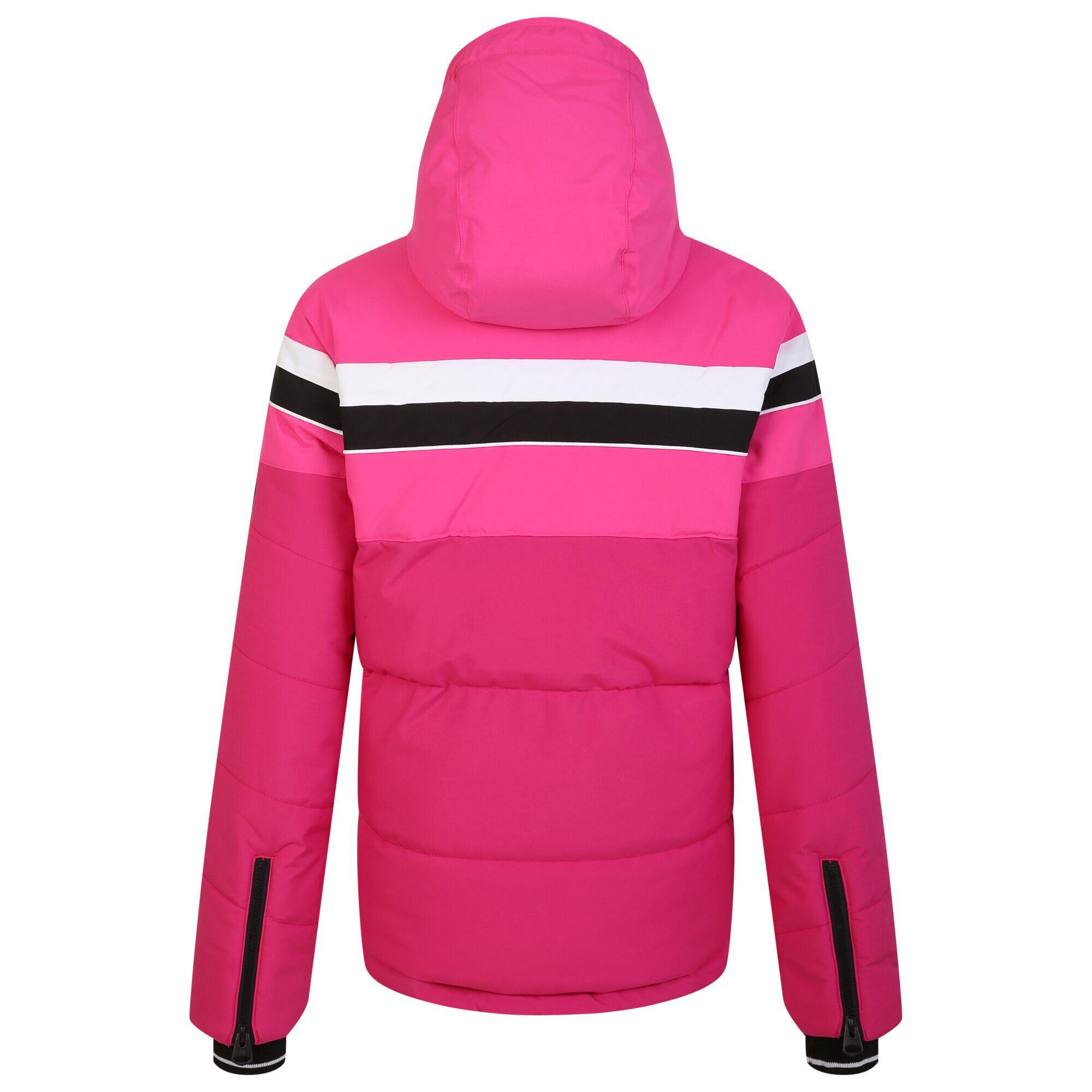 Womens/Ladies Powder Ski Jacket (Pure Pink/Boudoir Red) 2/5