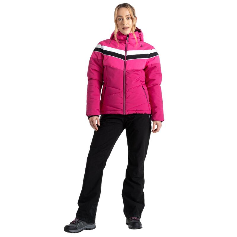 "Powder" Skijacke für Damen Reines Rosa/Boudoir Rot