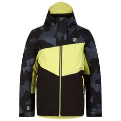 Blouson de ski HUMOUR Enfant (Noir / Jaune prune)