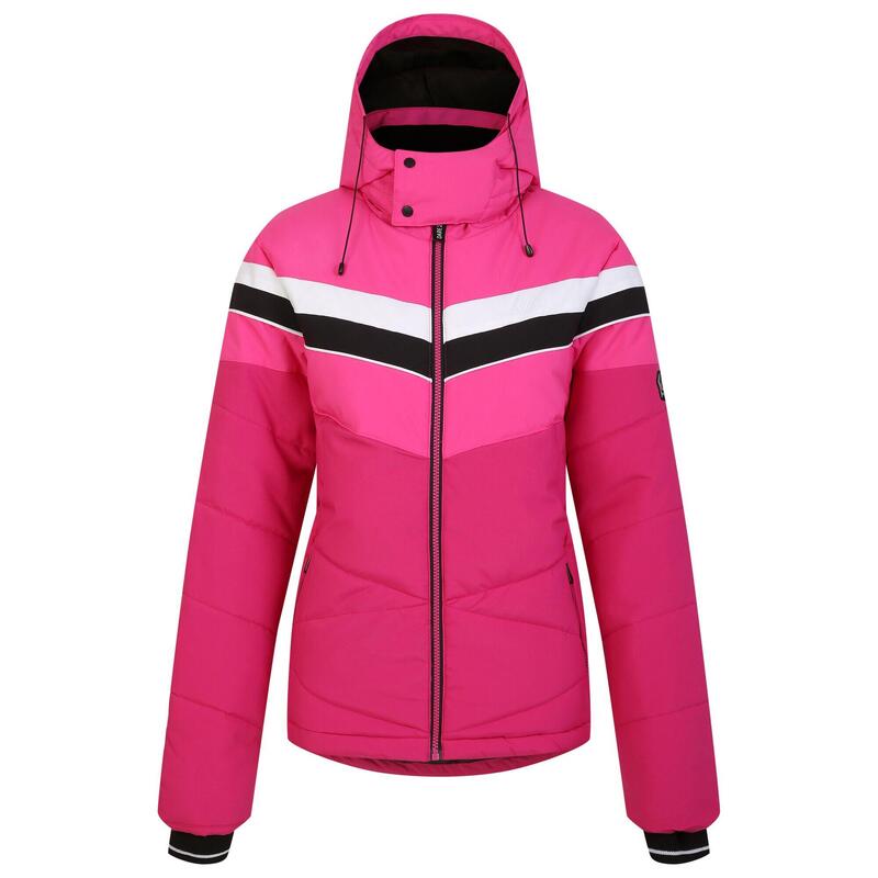 Blouson de ski POWDER Femme (Rose bonbon / Rose foncé)