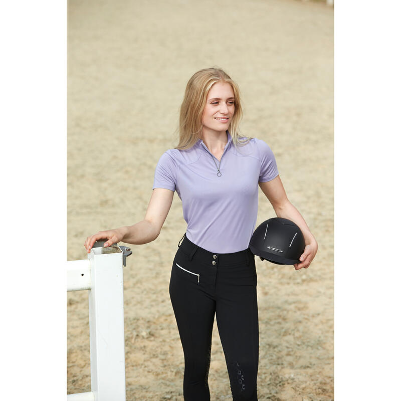 Pantalon équitation mid grip taille régulière femme Equipage Alissa