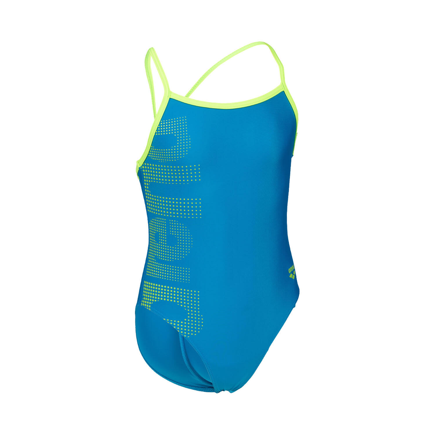 Arena - Maillot De Bain Une-pièce Enfant - Logo - Maillot De Bain 1 Pièce - Bleu|vert - Decathlon