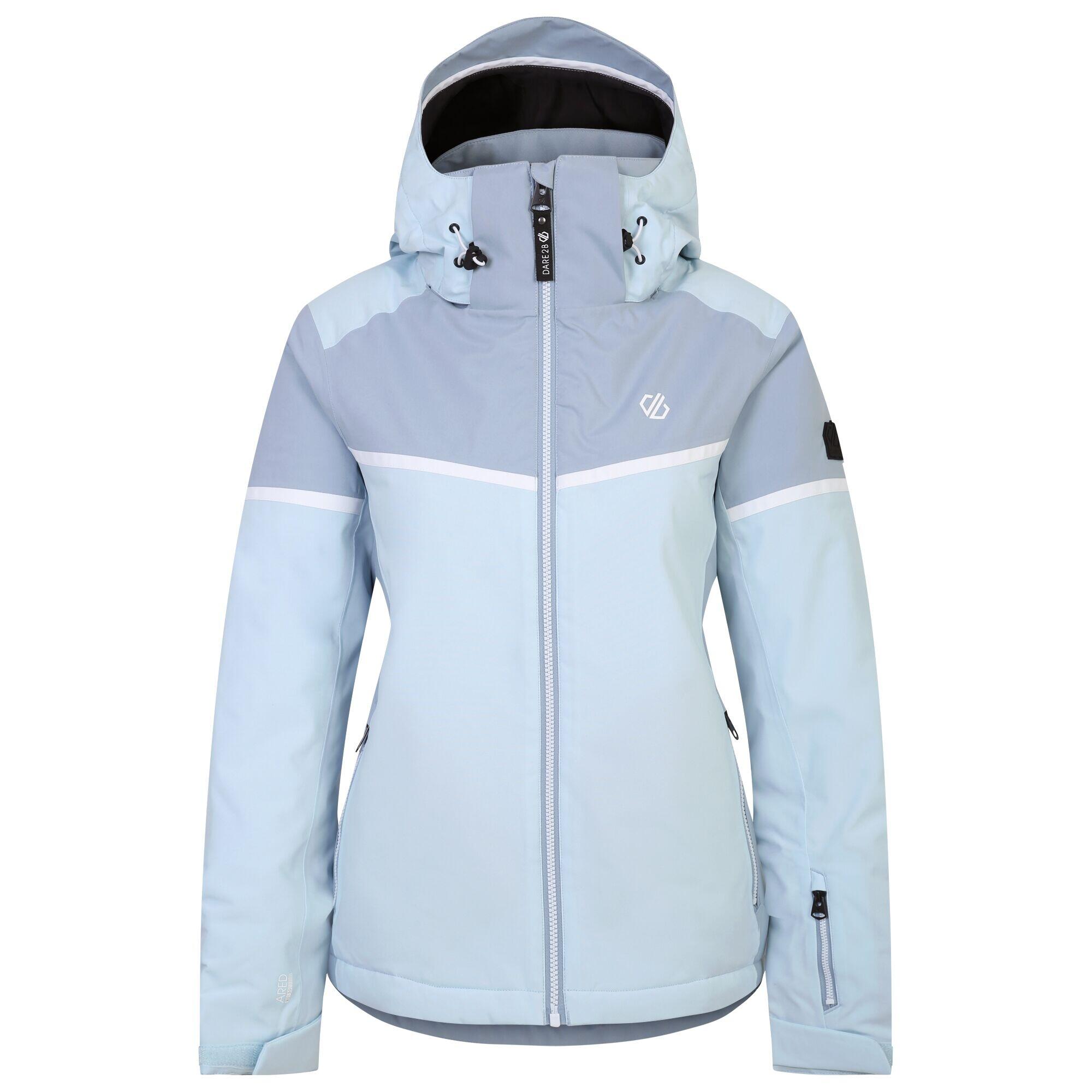 DARE 2B Womens/Ladies Carving Ski Jacket (Quiet Blue/Ashley Blue)