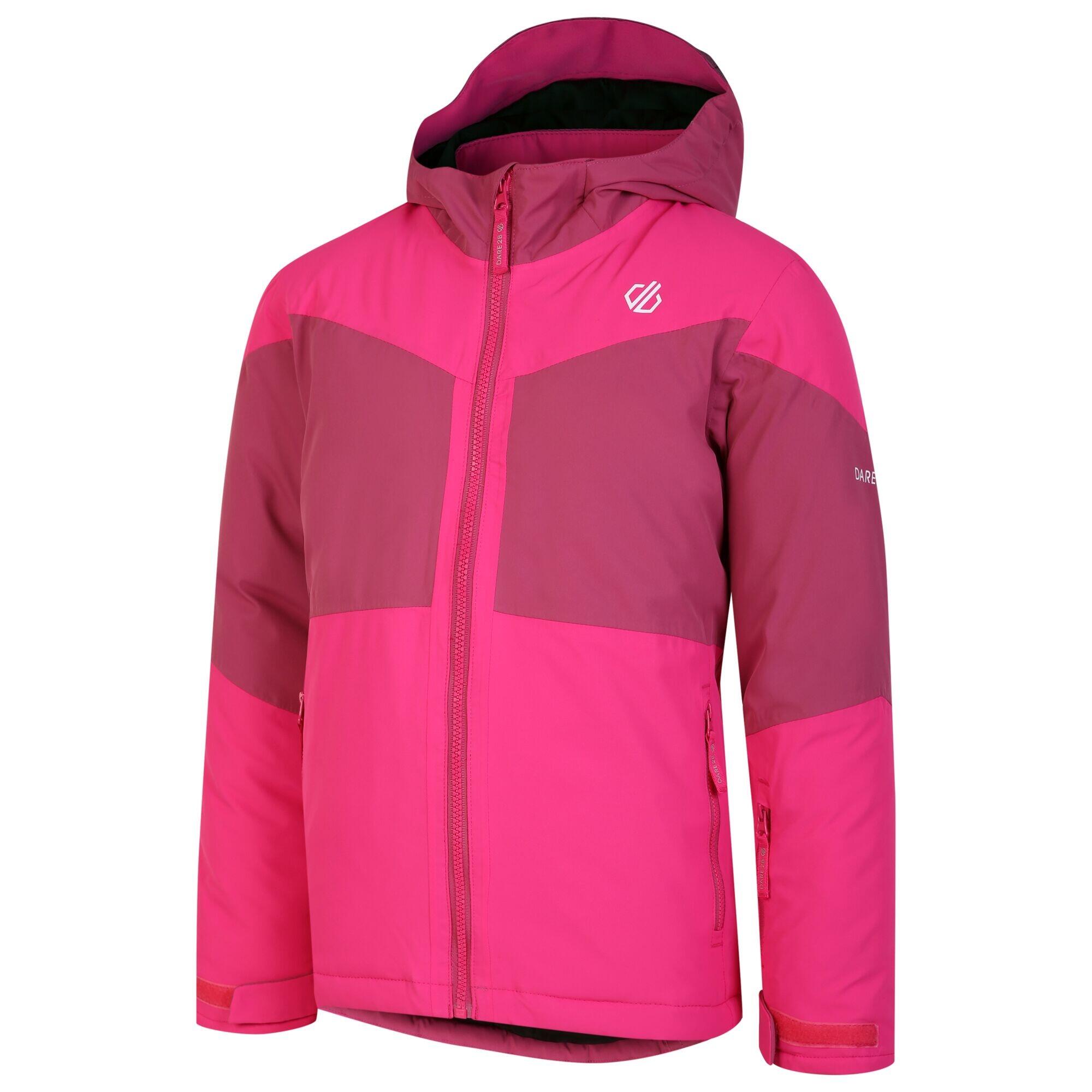 Childrens/Kids Slush Ski Jacket (Pure Pink/Pink Hydrangea) 3/5