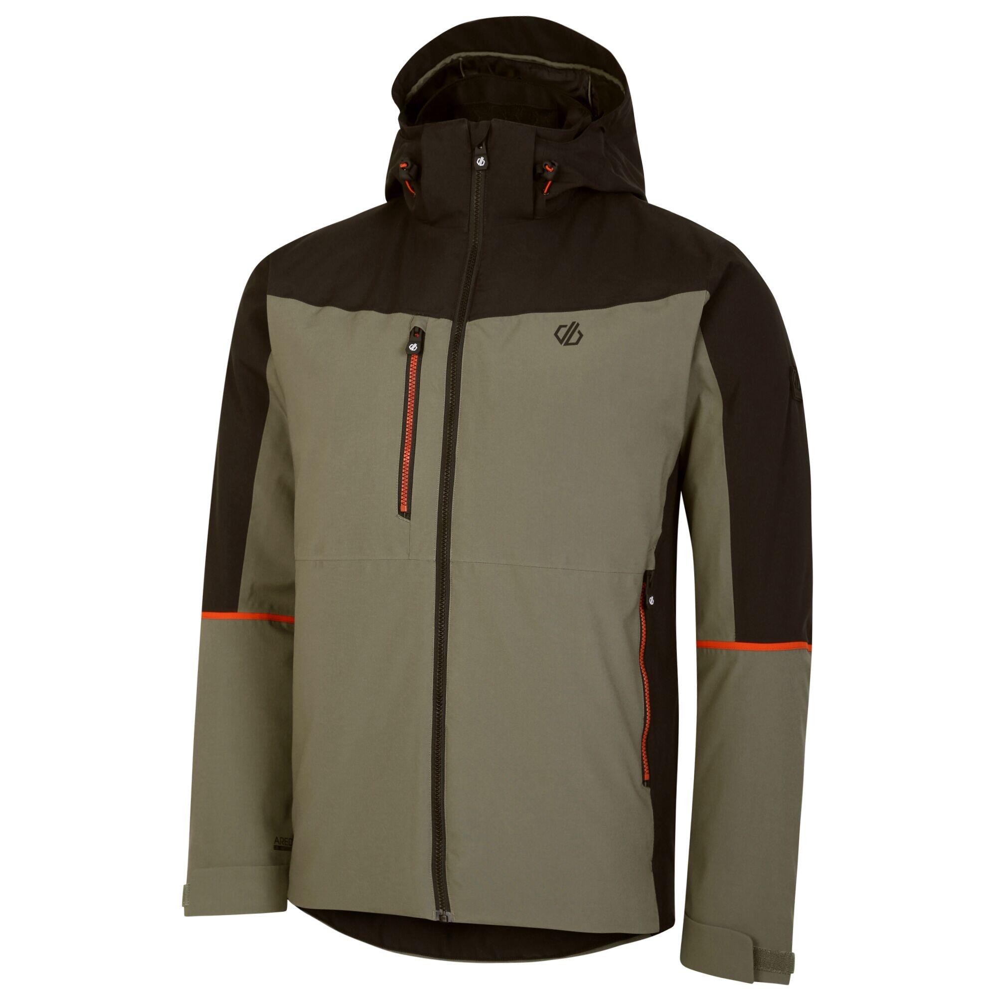 Mens Eagle Ski Jacket (Lichen Green/Black) 3/5