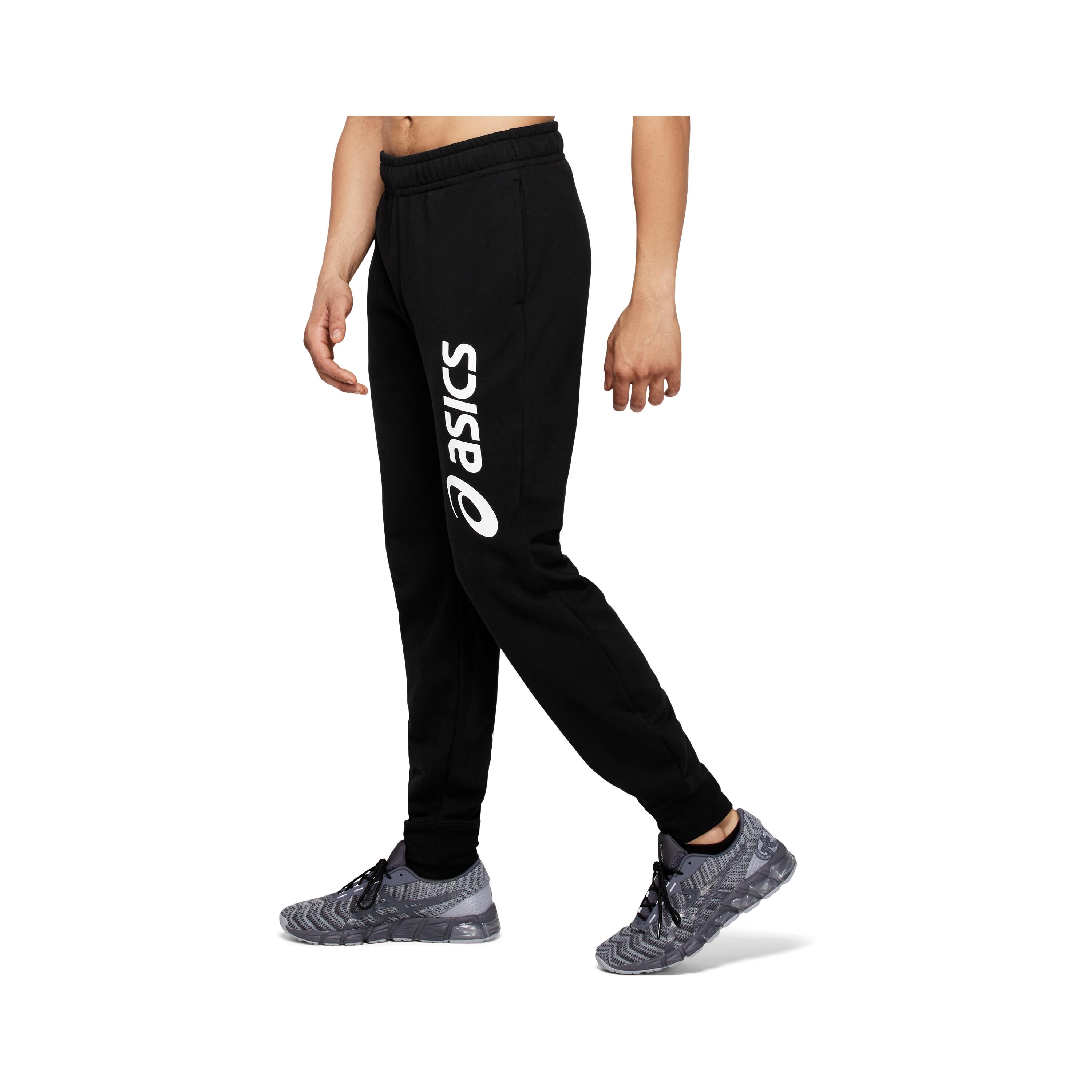 Long Sports Trousers Asics Big Logo Sweat Black 3/6