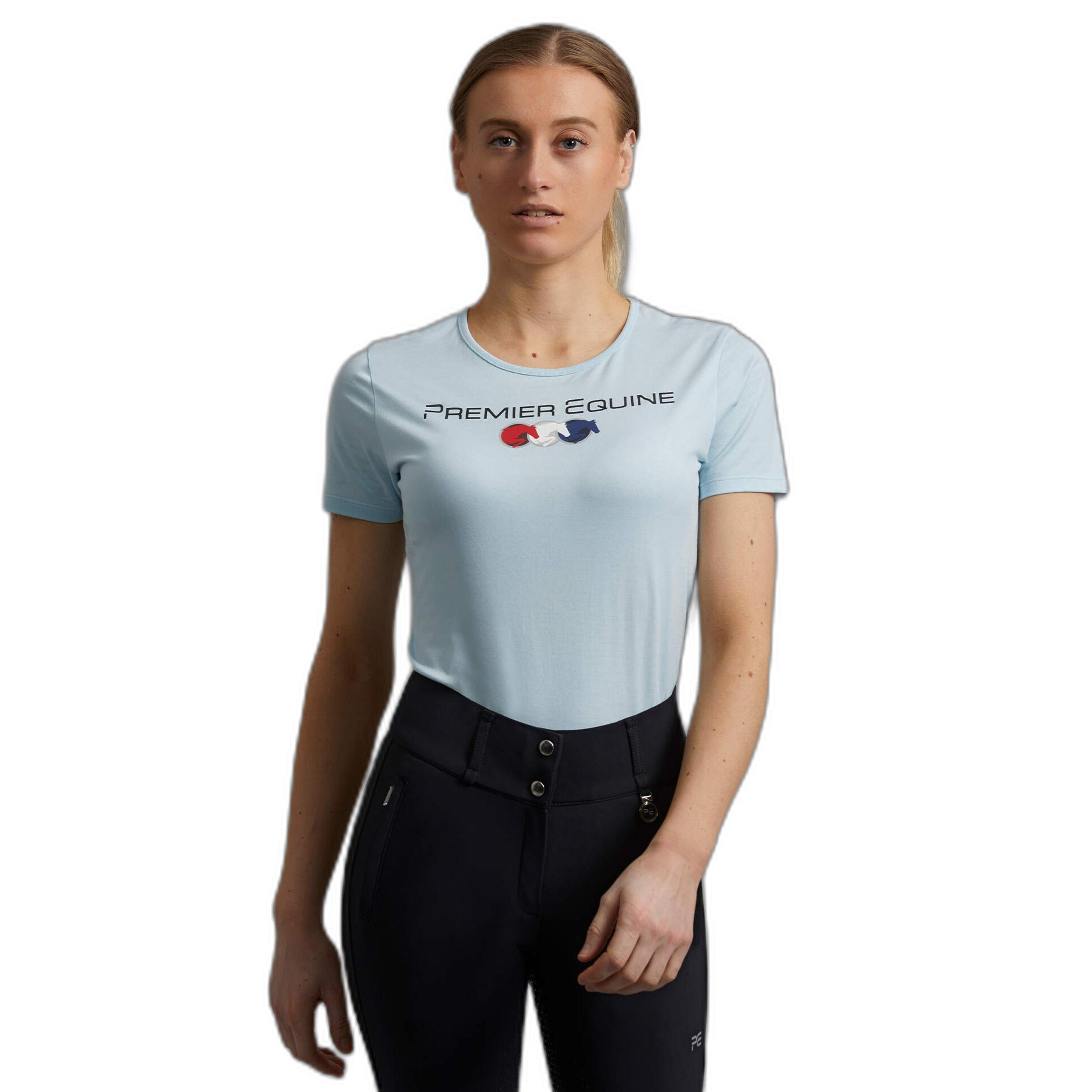 PREMIER EQUINE Katoenen dames-T-shirt Premier Equine Chiaro