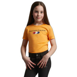 T-shirt en coton fille Premier Equine Chiaro