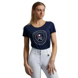 T-shirt en coton pour femme Premier Equine Fiero