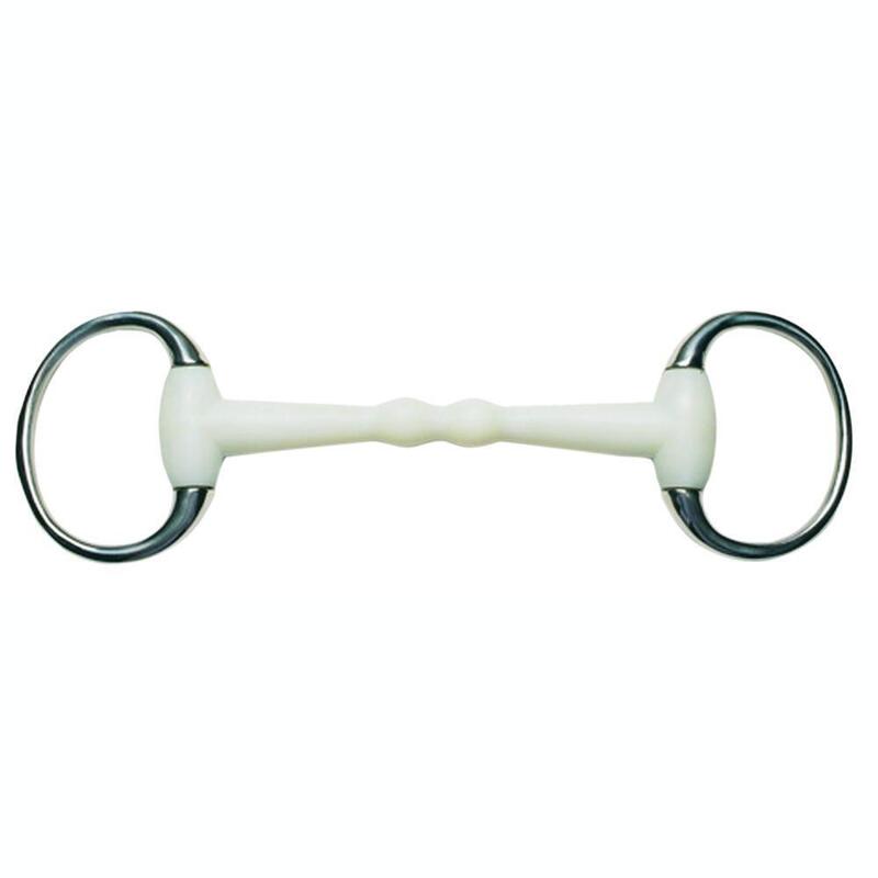 Weatherbeeta Korsteel Flexi Mullen Mouth bit de caracol para cavalos