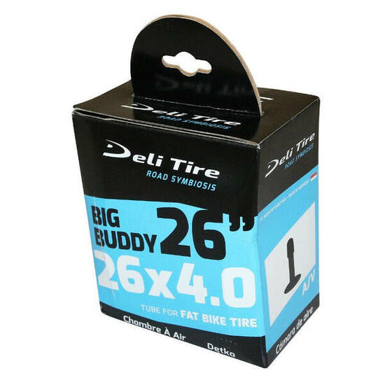 Camere d'aria biciclette adulto Fat Bike 26 x 3.50-4.00 Nero