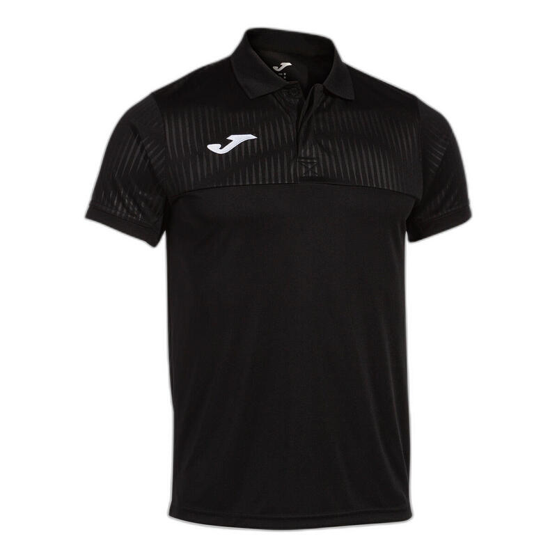 Polo Manga Corta Pádel Hombre Joma Montreal Negro