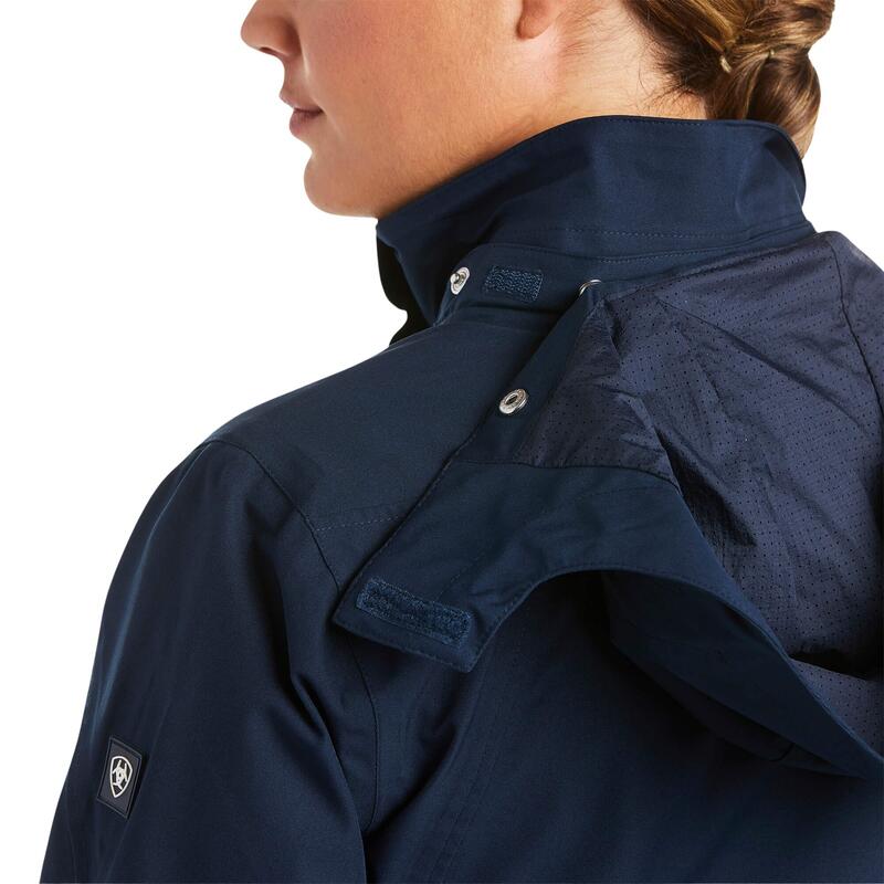 Wasserdichte Kapuzenjacke, Damen Ariat Coastal H2O