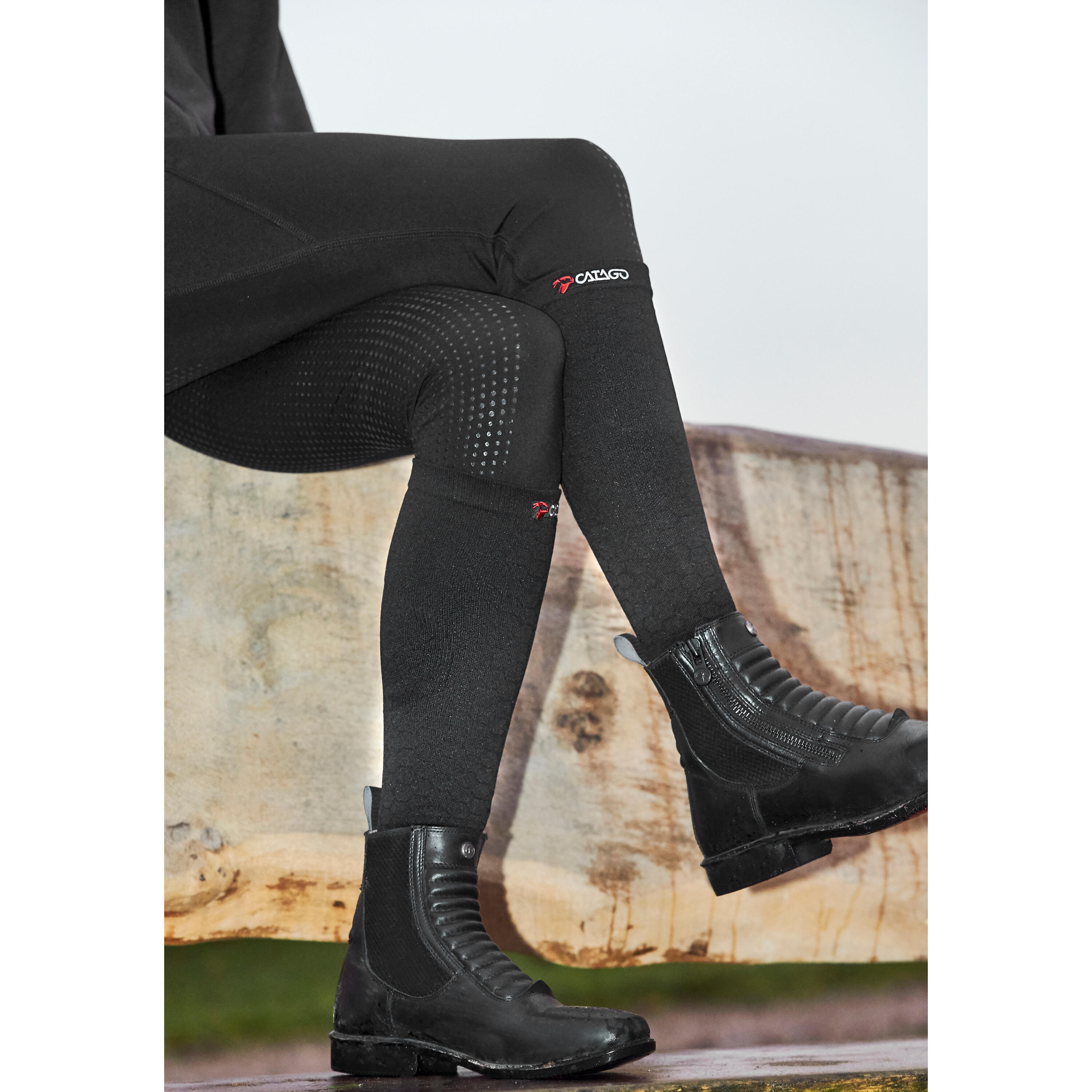 Chaussettes de compression pour le genoux Catago FIR-Tech 2/3