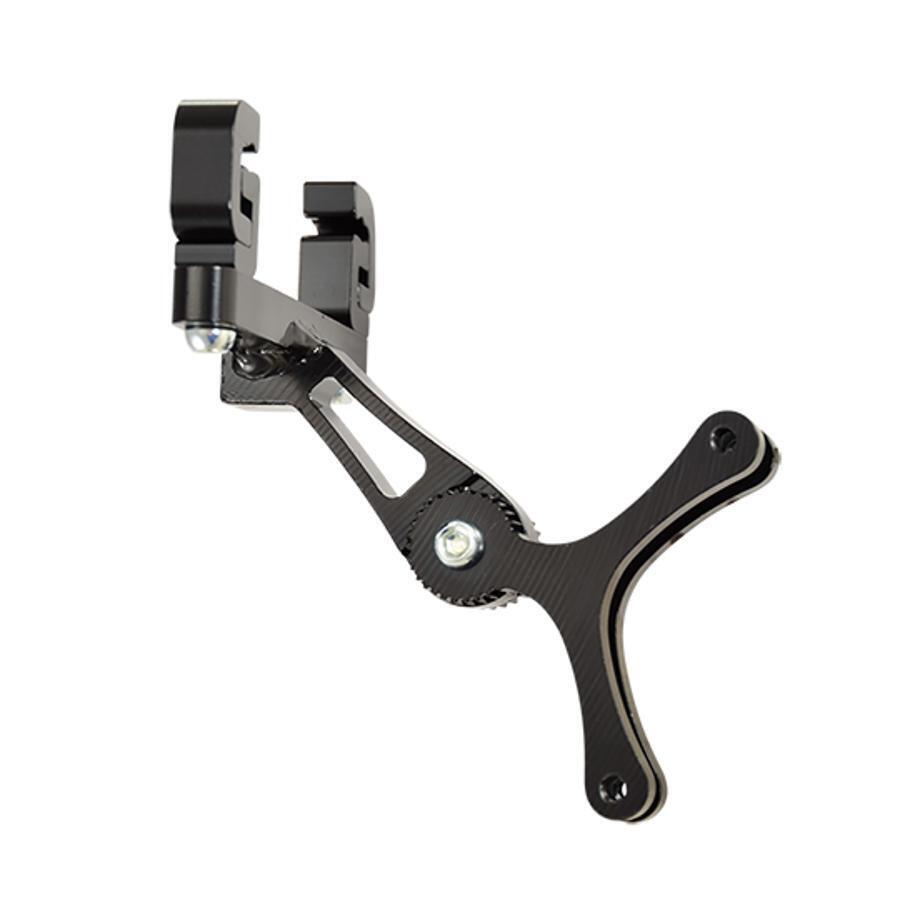 Mounting for 2 bottle cages Optimiz sur chariot de selle