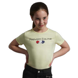 T-shirt en coton fille Premier Equine Chiaro