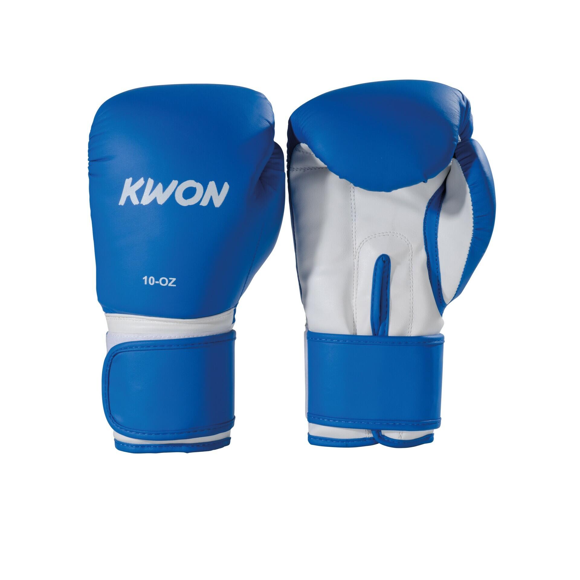 Kwon - Gants De Boxe Kwon Fitness - Gants De Boxe - Bleu - 8 Oz - Decathlon
