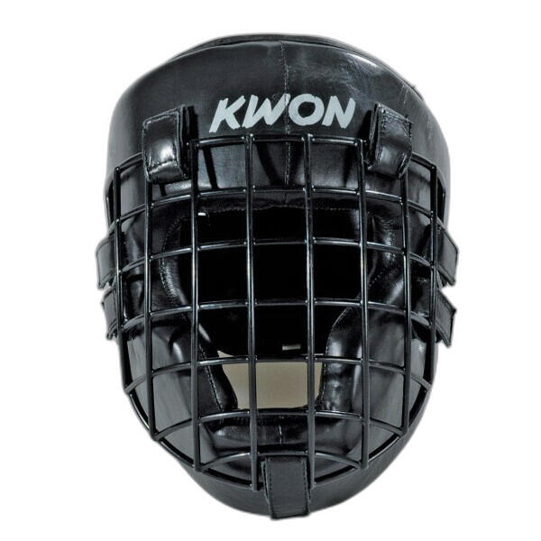 Taekwondo helmet with Kwon iron grid