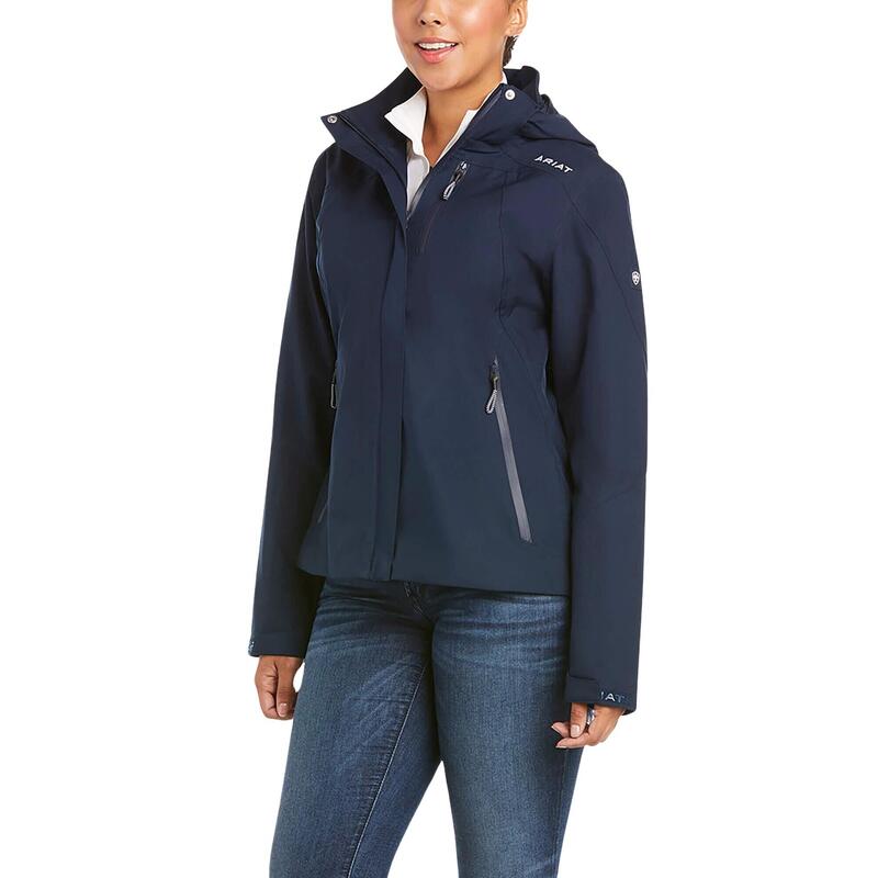 Wasserdichte Kapuzenjacke, Damen Ariat Coastal H2O