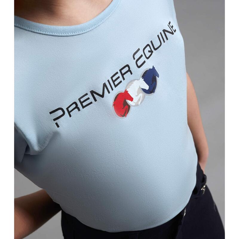 T-shirt en coton fille Premier Equine Chiaro