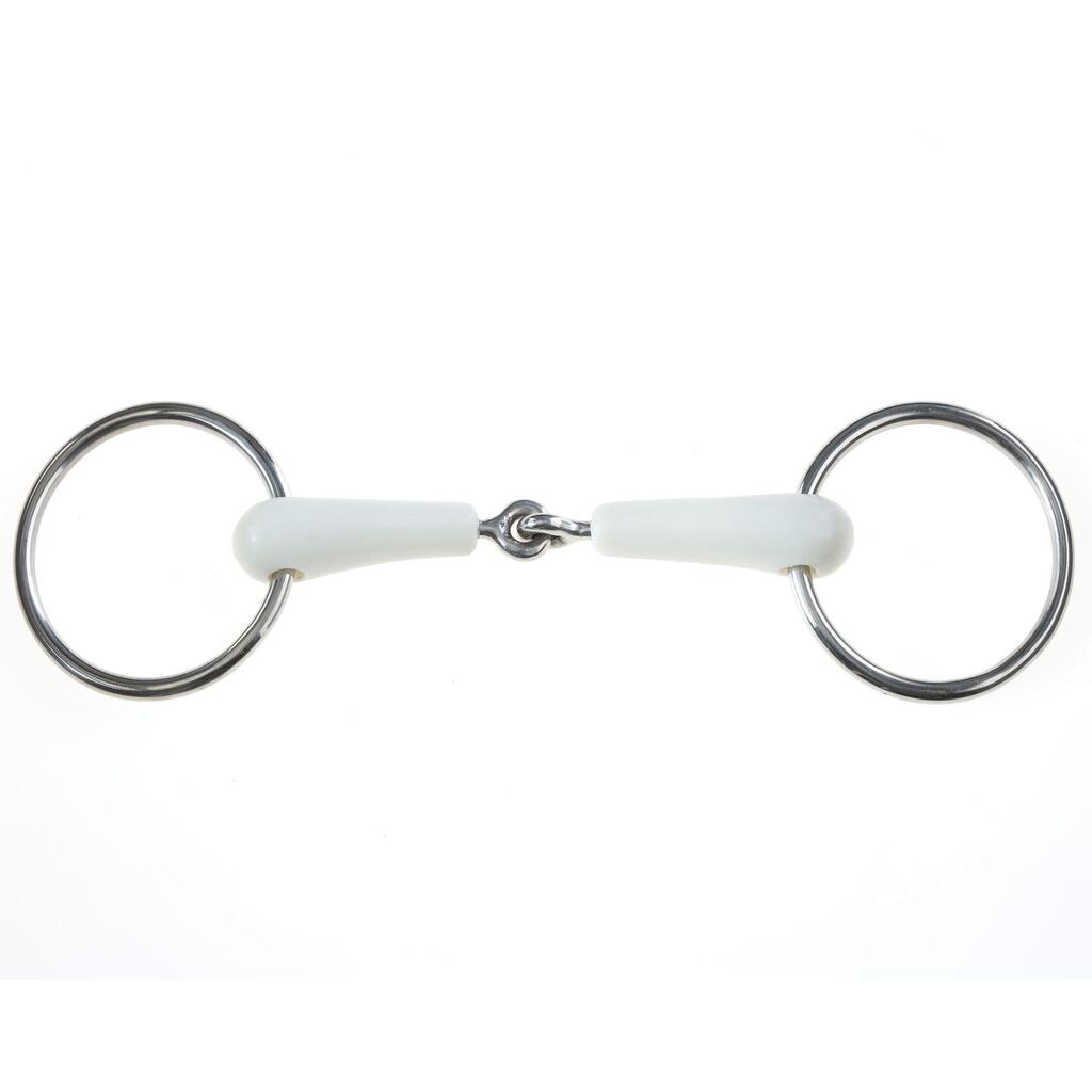 Loose ring and snaffle bits for horses Weatherbeeta Korsteel Flexi