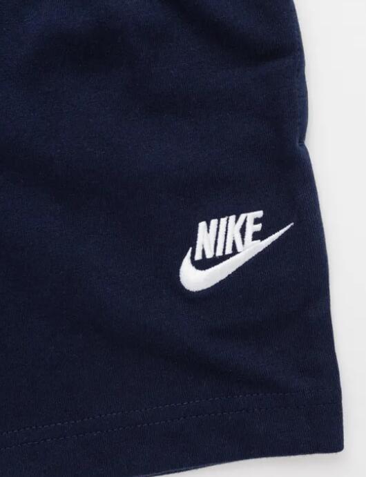 Pantaloncino bambino nike club jersey - blu 2/3