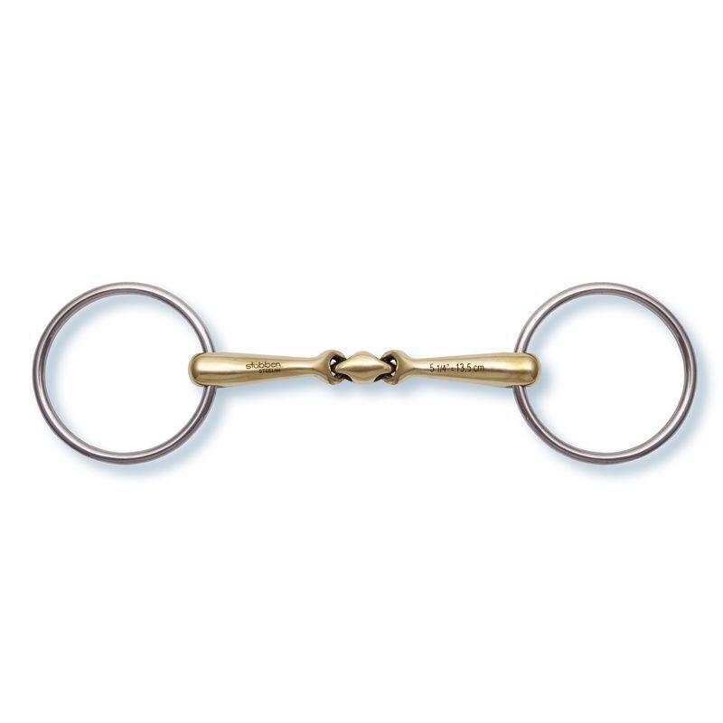 Mors 2 anneaux pour cheval Stübben Quick Contact 1/4