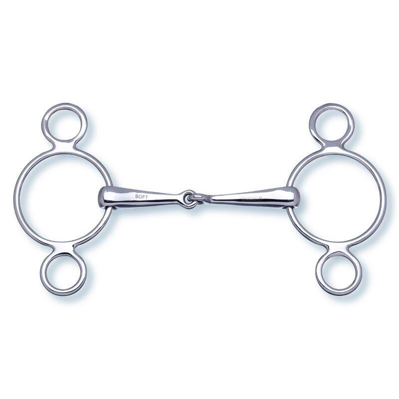 STÜBBEN 3-rings paardenbit Stübben