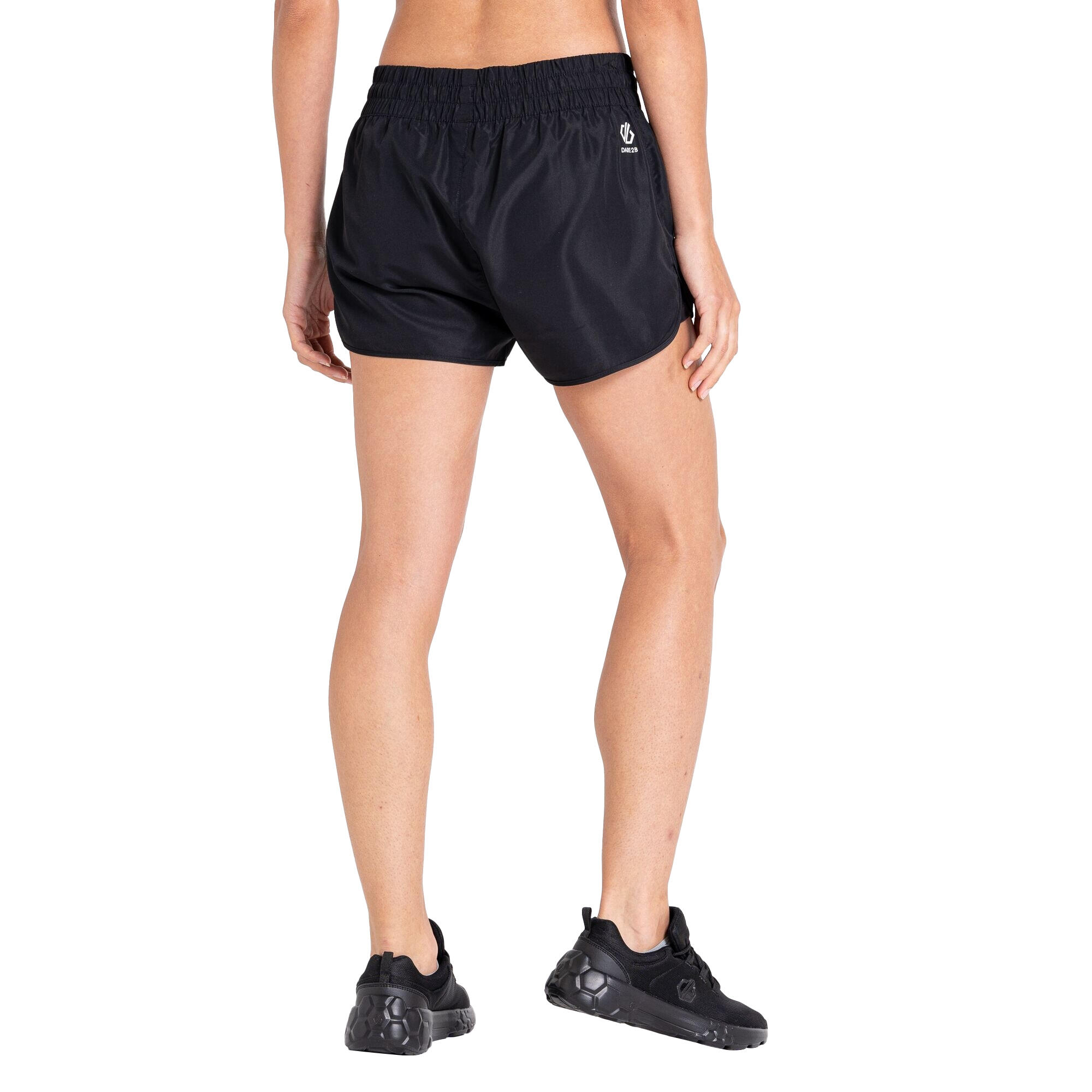 Womens/Ladies The Laura Whitmore Edit Sprint Up 2 in 1 Shorts (Black) 4/5