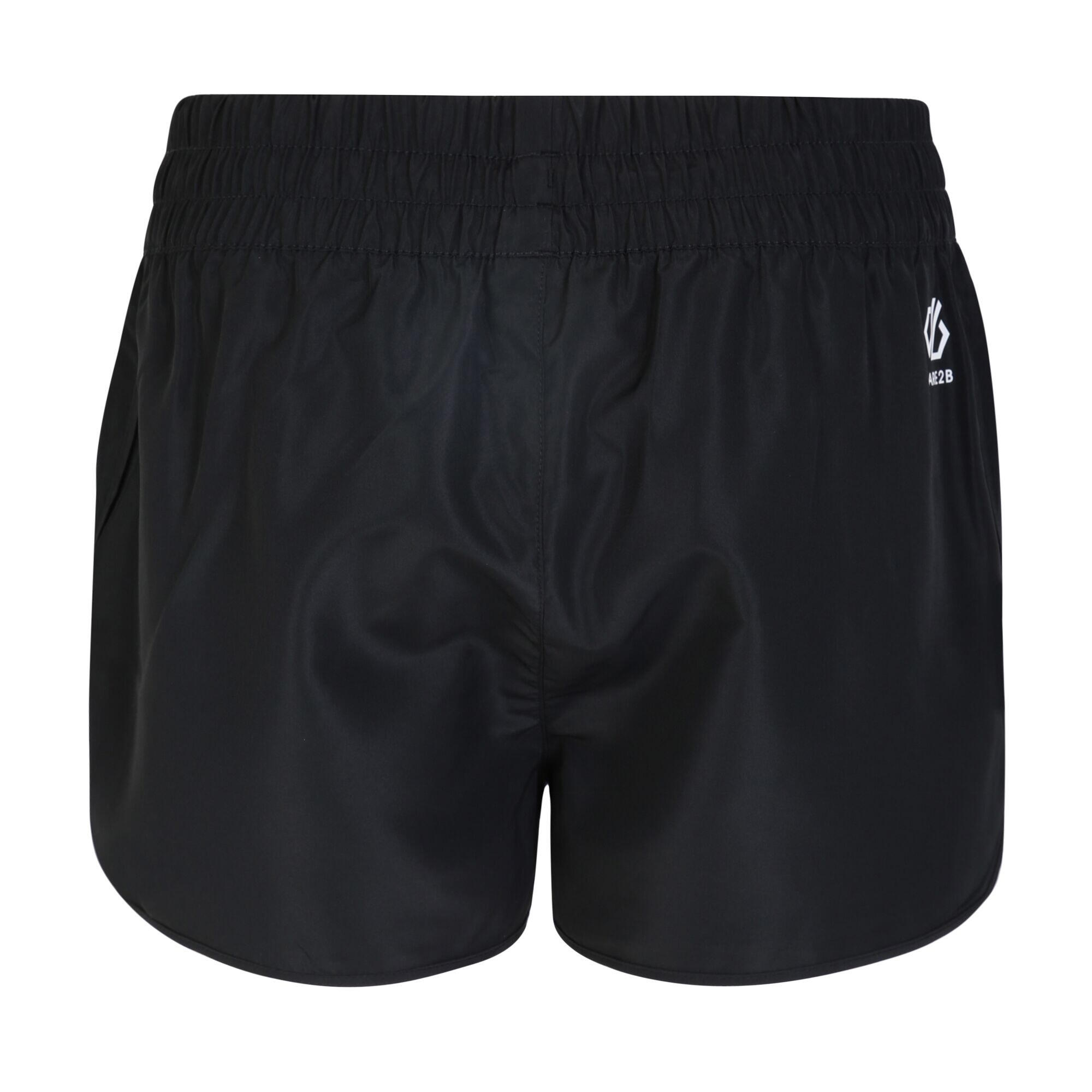 Womens/Ladies The Laura Whitmore Edit Sprint Up 2 in 1 Shorts (Black) 2/5