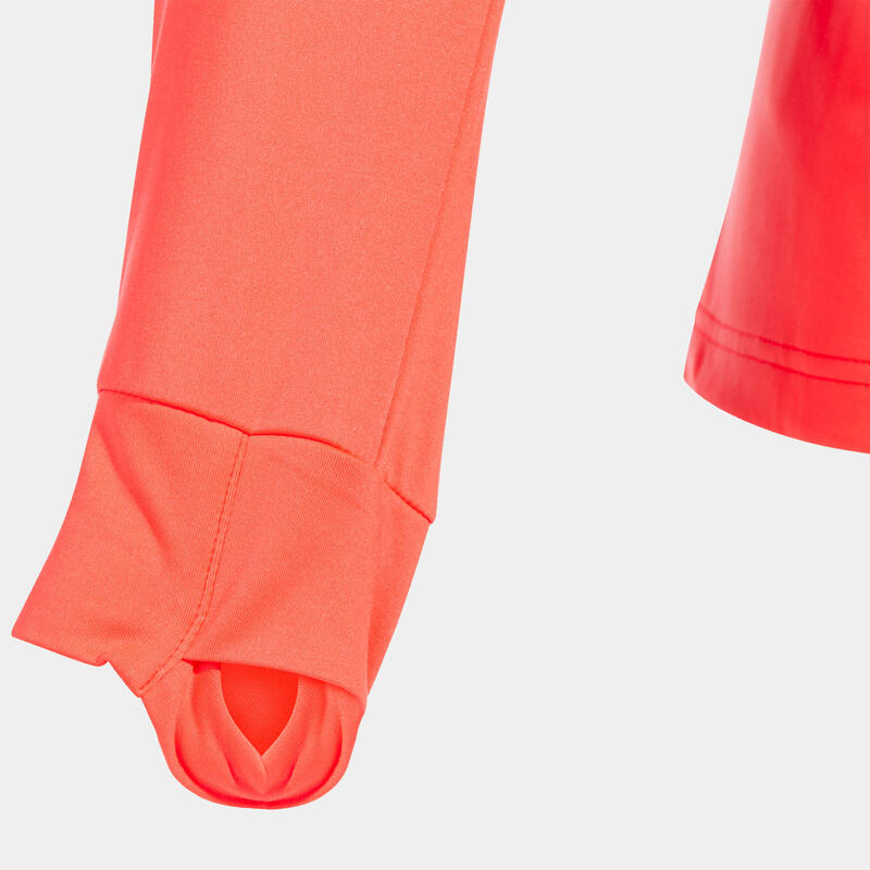 Sweat-Shirt Running Femme Joma Elite X Corail Fluo