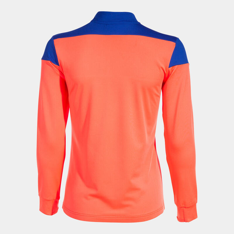 Sweat-Shirt Running Femme Joma Elite X Corail Fluo