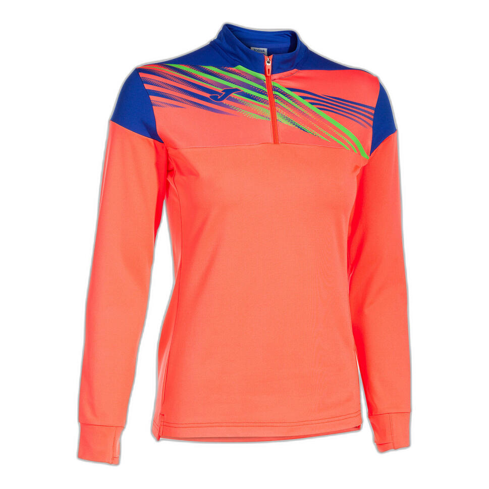 Damska bluza z kapturem Joma Elite X Coral‑Royal S