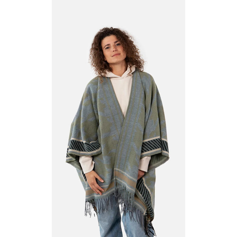 Poncho antipioggia allenamento donna Tunsta, Grigio