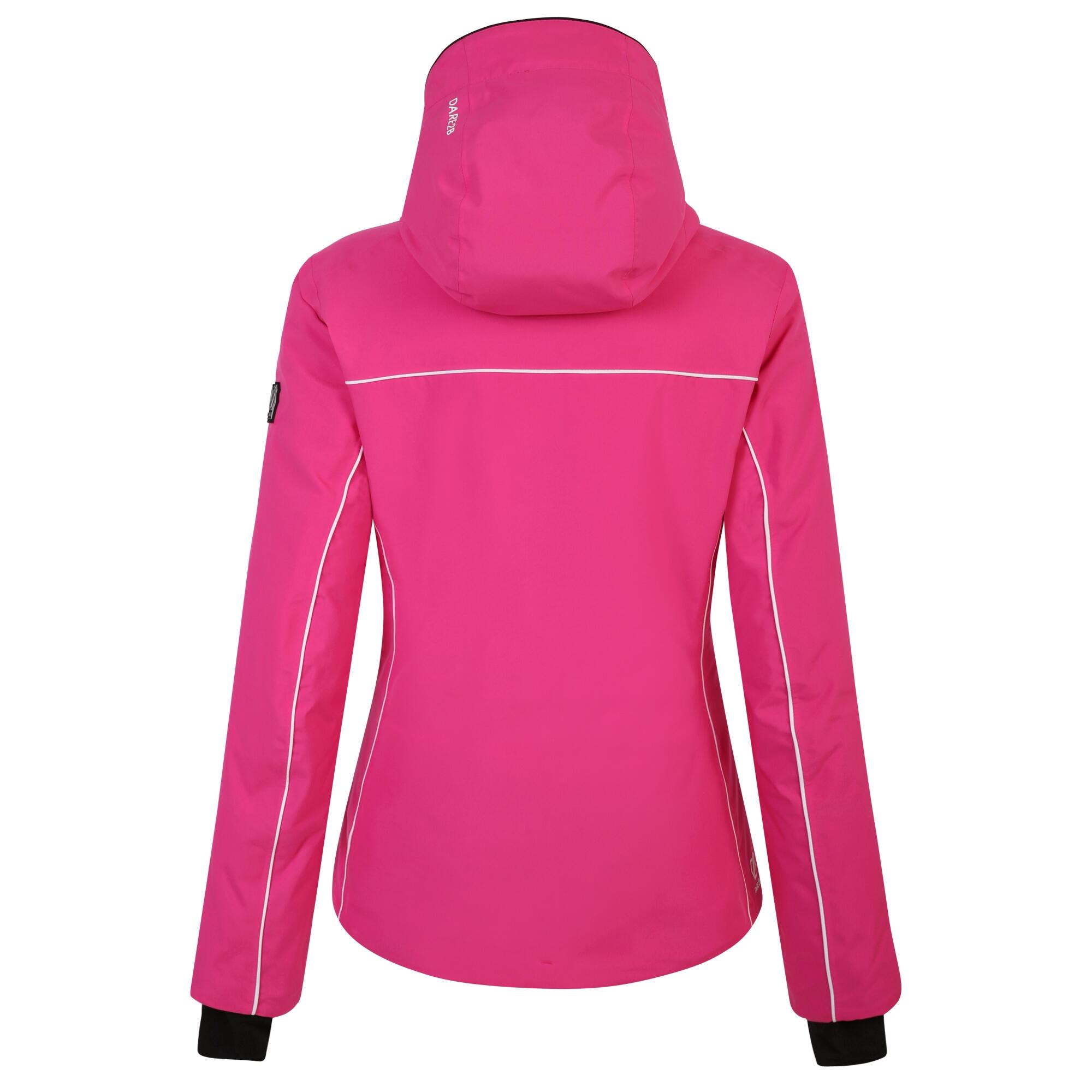 Womens/Ladies Line Ski Jacket (Pure Pink) 2/5