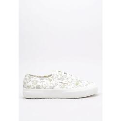 Baskets Superga 2750 FLORAR PRINT femme, blanches