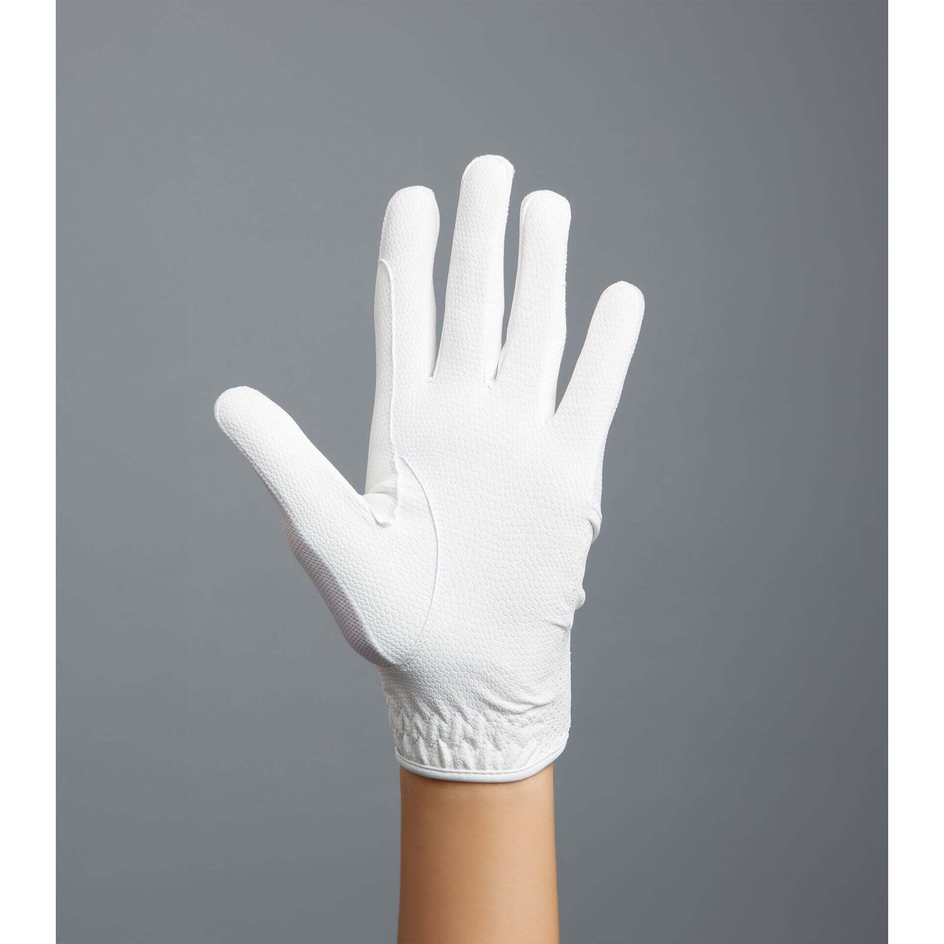 Gants de concours équitation en maille enfant Premier Equine Presa 3/4