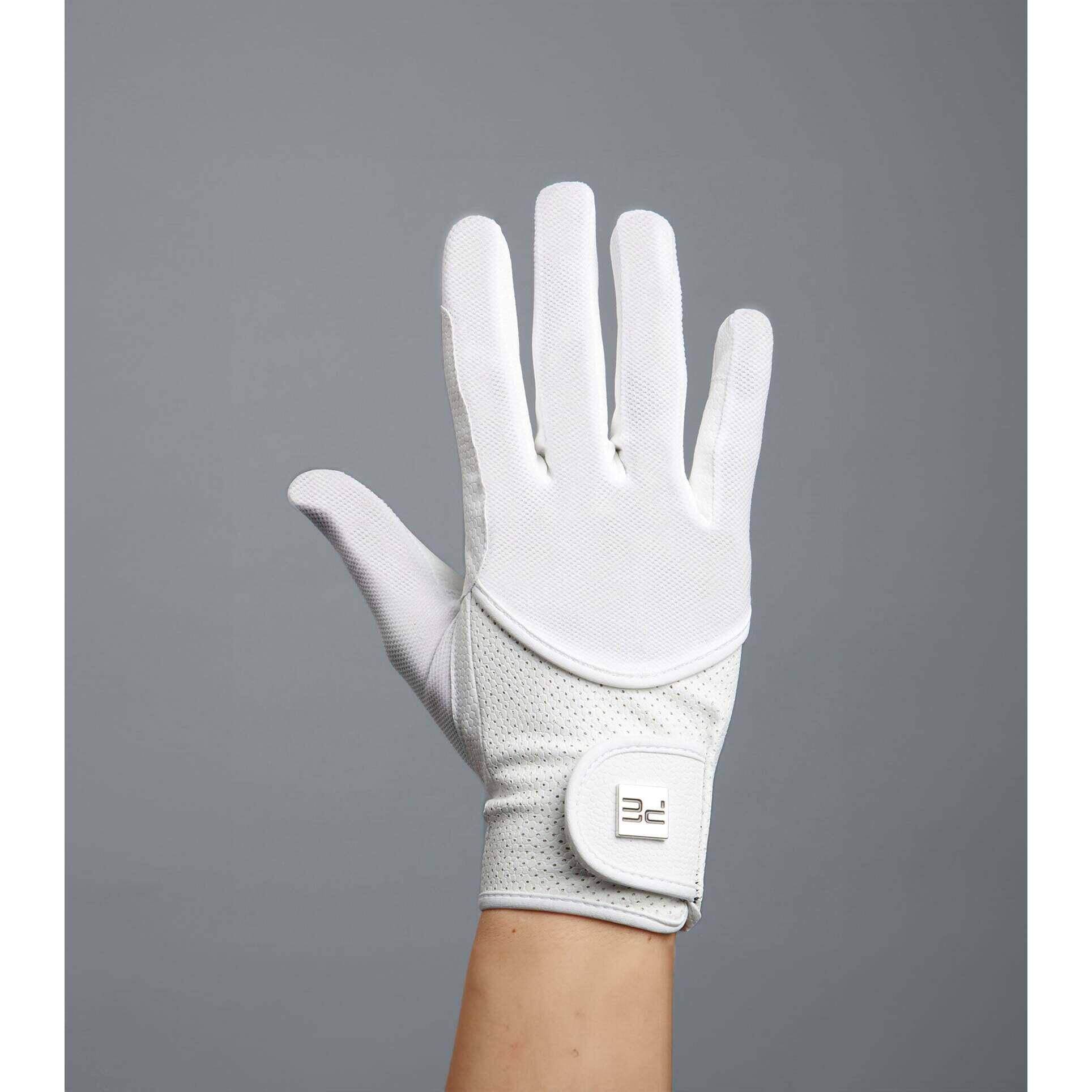 Gants de concours équitation en maille enfant Premier Equine Presa 2/4