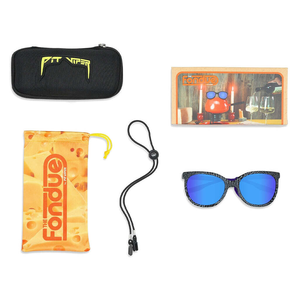 Paire de Lunettes Pit Viper The Mangrove Fondue Noir/Bleu 6/6